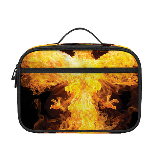 Phoenix Firebird Print Portable Lunch Bag