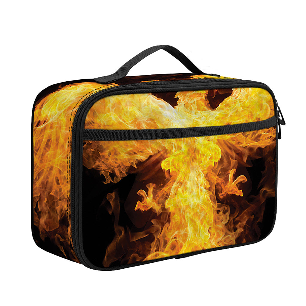 Phoenix Firebird Print Portable Lunch Bag