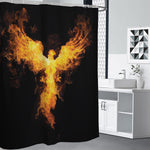 Phoenix Firebird Print Premium Shower Curtain