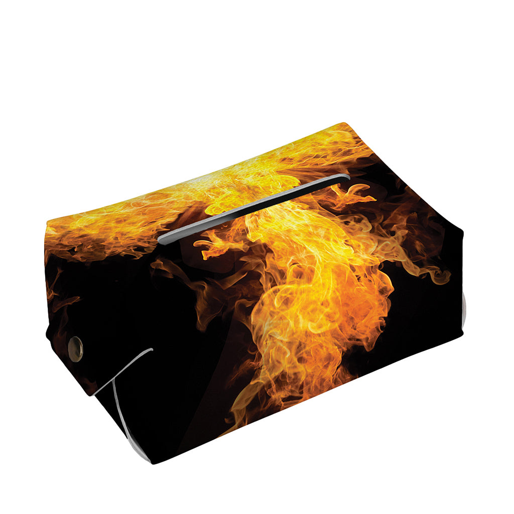 Phoenix Firebird Print Rectangle Tissue Box Cover