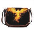 Phoenix Firebird Print Saddle Bag