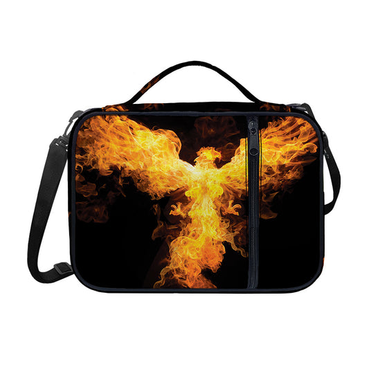 Phoenix Firebird Print Shoulder Strap Bible Bag