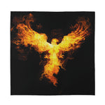 Phoenix Firebird Print Silk Bandana