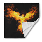 Phoenix Firebird Print Silk Bandana
