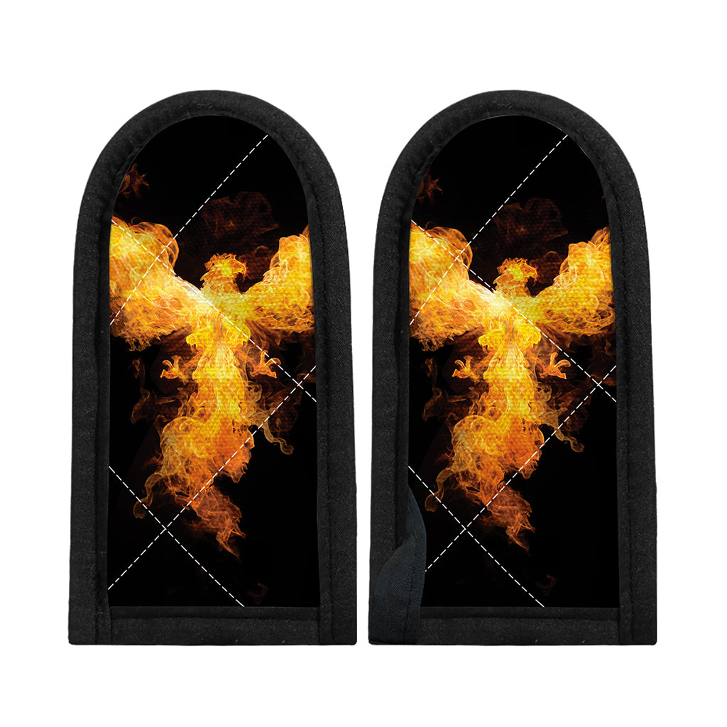 Phoenix Firebird Print Skillet Handle Cover