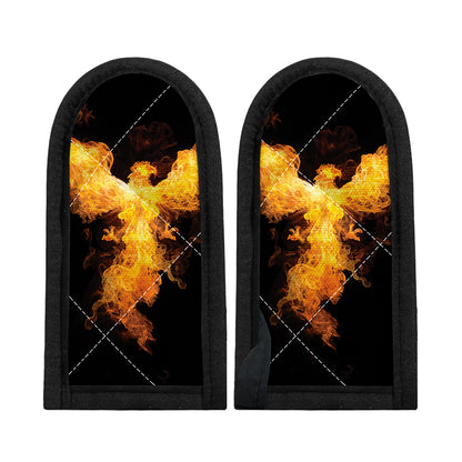 Phoenix Firebird Print Skillet Handle Cover