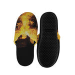 Phoenix Firebird Print Slippers