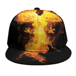 Phoenix Firebird Print Snapback Cap