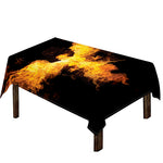 Phoenix Firebird Print Tablecloth