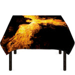 Phoenix Firebird Print Tablecloth