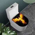 Phoenix Firebird Print Toilet Lid Cover