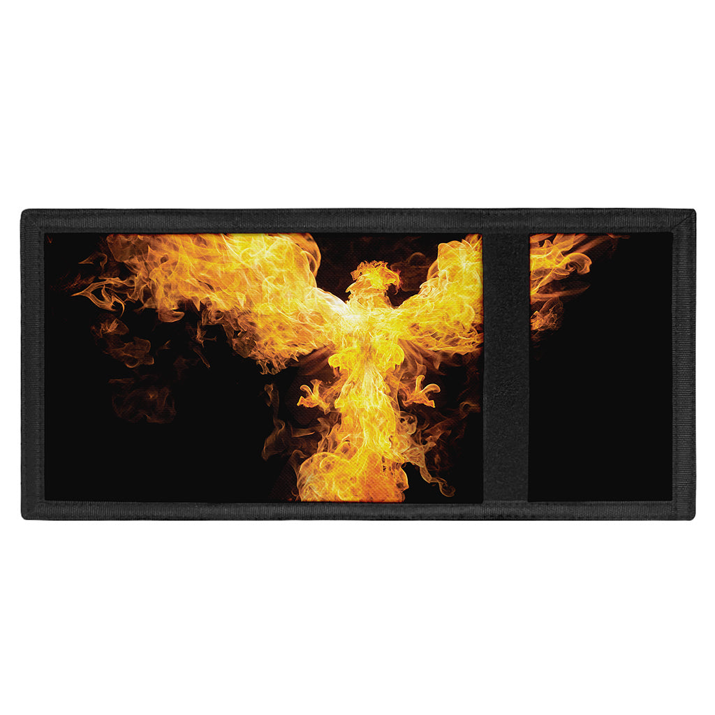 Phoenix Firebird Print Trifold Wallet
