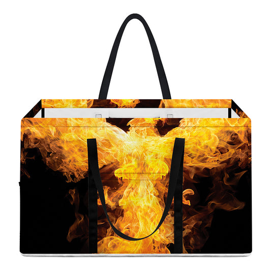 Phoenix Firebird Print Utility Tote Bag