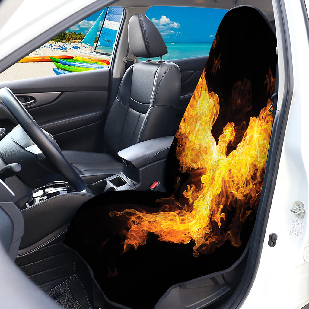Phoenix Firebird Print Waterproof Car Seat Cover