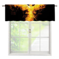 Phoenix Firebird Print Window Valance