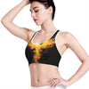 Phoenix Firebird Print Women's Sports Bra