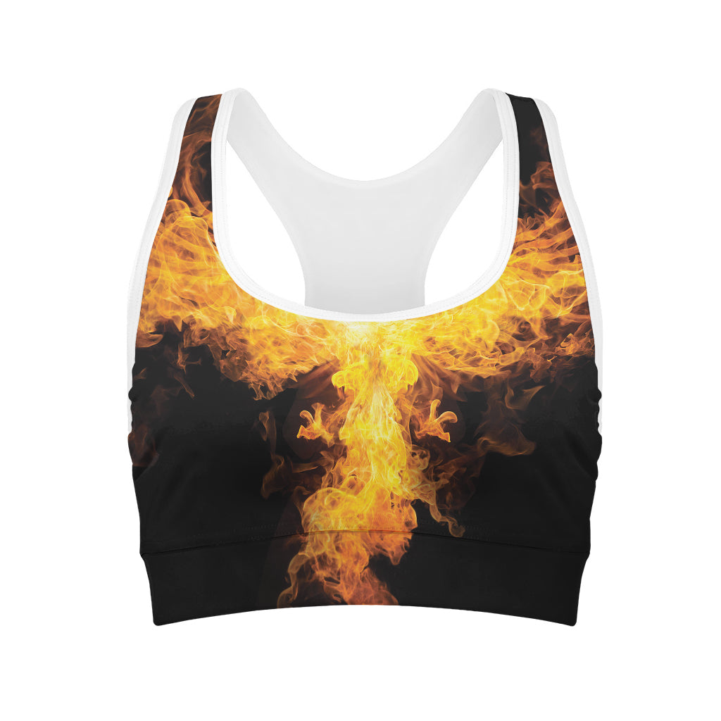Phoenix Firebird Print Women's Sports Bra