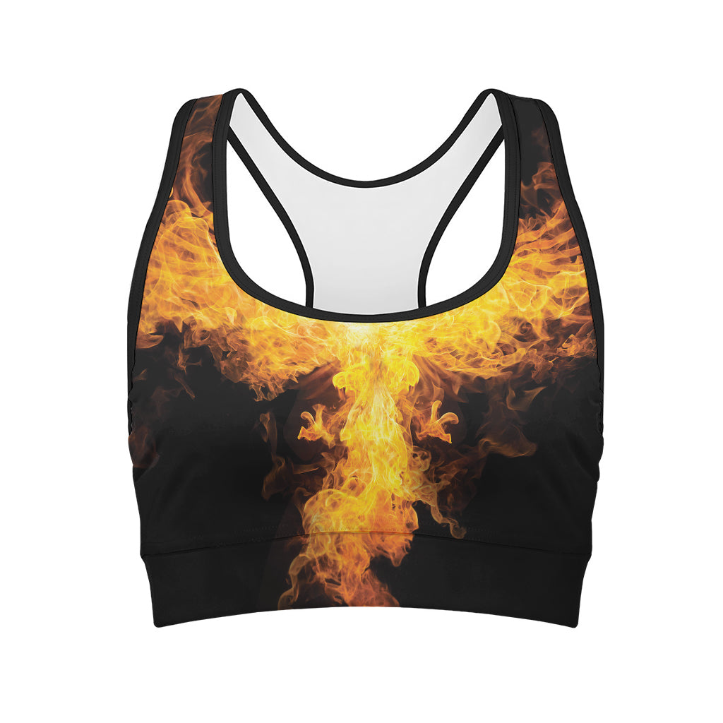 Phoenix Firebird Print Women's Sports Bra