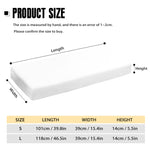 White Marble Print Piano Keyboard Cover