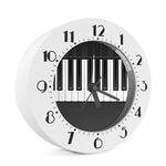 Piano Keyboard Print Alarm Clock