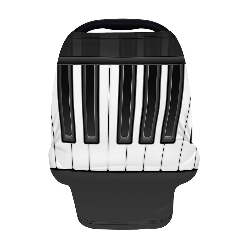 Piano Keyboard Print Baby Seat Cover