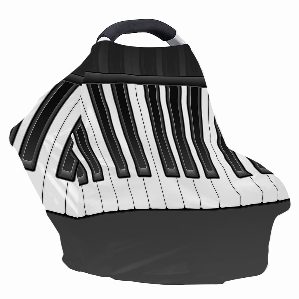 Piano Keyboard Print Baby Seat Cover