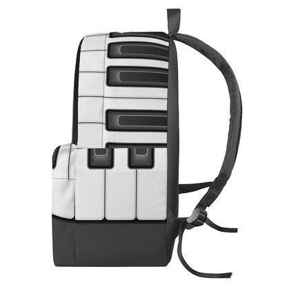 Piano Keyboard Print Backpack