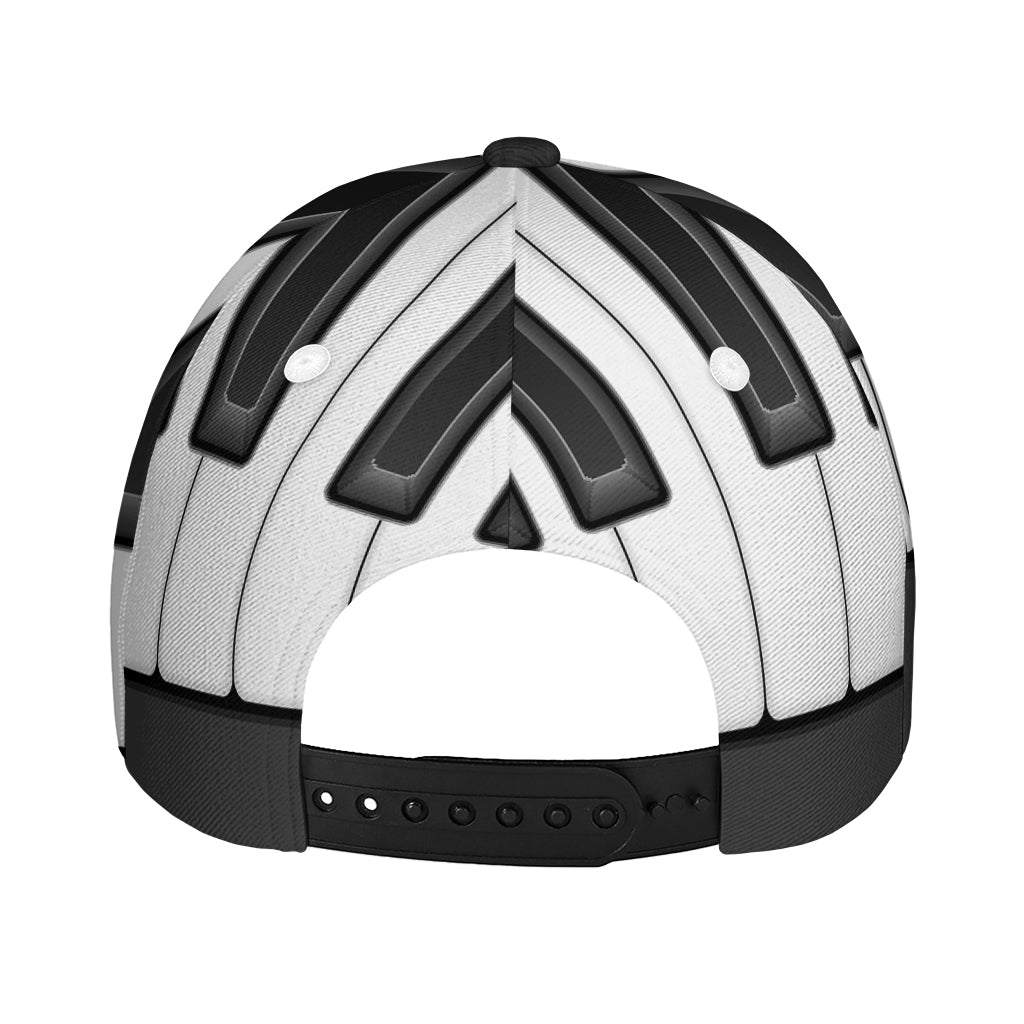 Piano Keyboard Print Baseball Cap