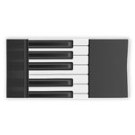 Piano Keyboard Print Beach Towel