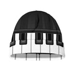Piano Keyboard Print Beanie