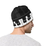 Piano Keyboard Print Beanie