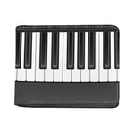 Piano Keyboard Print Bifold Wallet