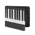 Piano Keyboard Print Bifold Wallet