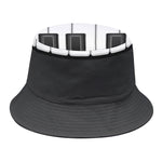 Piano Keyboard Print Bucket Hat