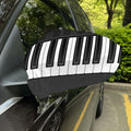Piano Keyboard Print Car Side Mirror Covers