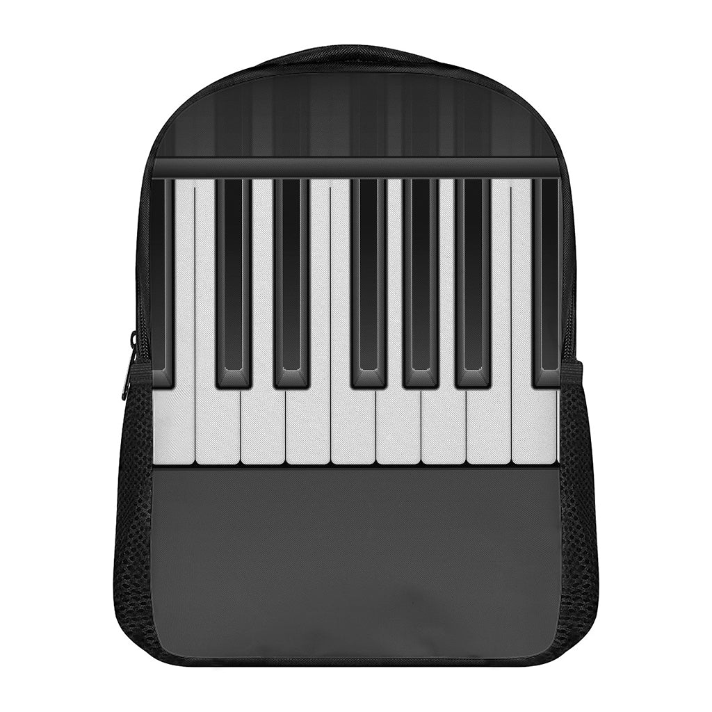 Piano Keyboard Print Casual Backpack