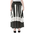 Piano Keyboard Print Chiffon Maxi Skirt