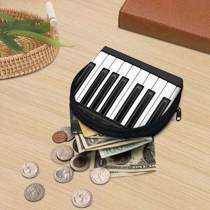 Piano Keyboard Print Coin Purse