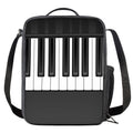 Piano Keyboard Print Crossbody Lunch Bag
