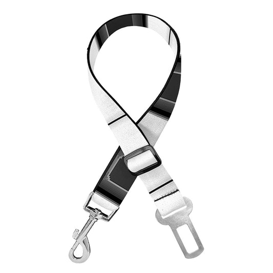 Piano Keyboard Print Dog Seat Belt