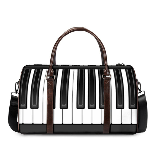 Piano Keyboard Print Duffle Bag