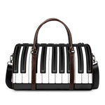 Piano Keyboard Print Duffle Bag