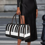 Piano Keyboard Print Duffle Bag