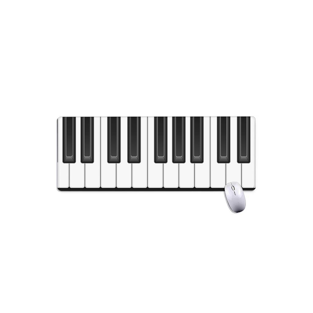 Piano Keyboard Print Extended Mouse Pad