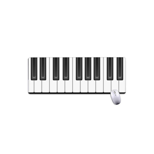 Piano Keyboard Print Extended Mouse Pad