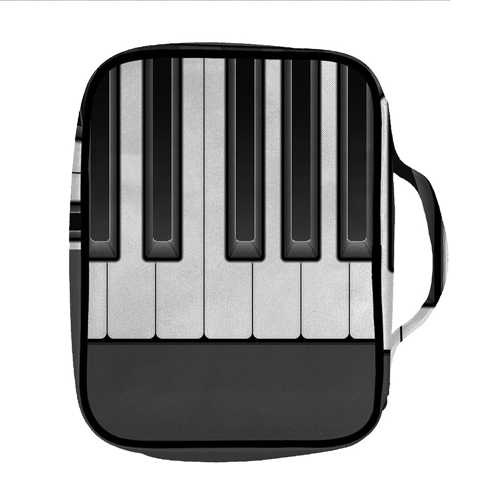 Piano Keyboard Print Front Pocket Bible Bag