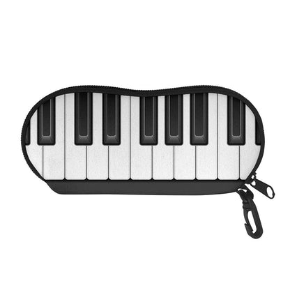 Piano Keyboard Print Glasses Case