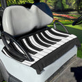 Piano Keyboard Print Golf Cart Seat Cover