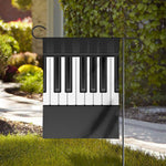 Piano Keyboard Print House Flag