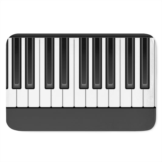 Piano Keyboard Print Indoor Door Mat